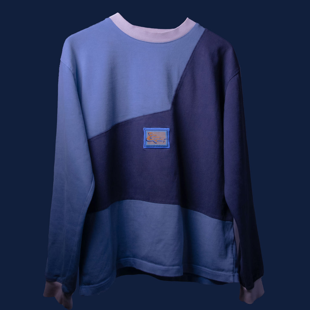 StoneBlue Patchwork Long Sleeve